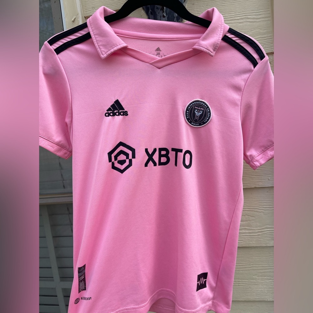 Adidas Inter Miami CF Messi Home Jersey Youth L